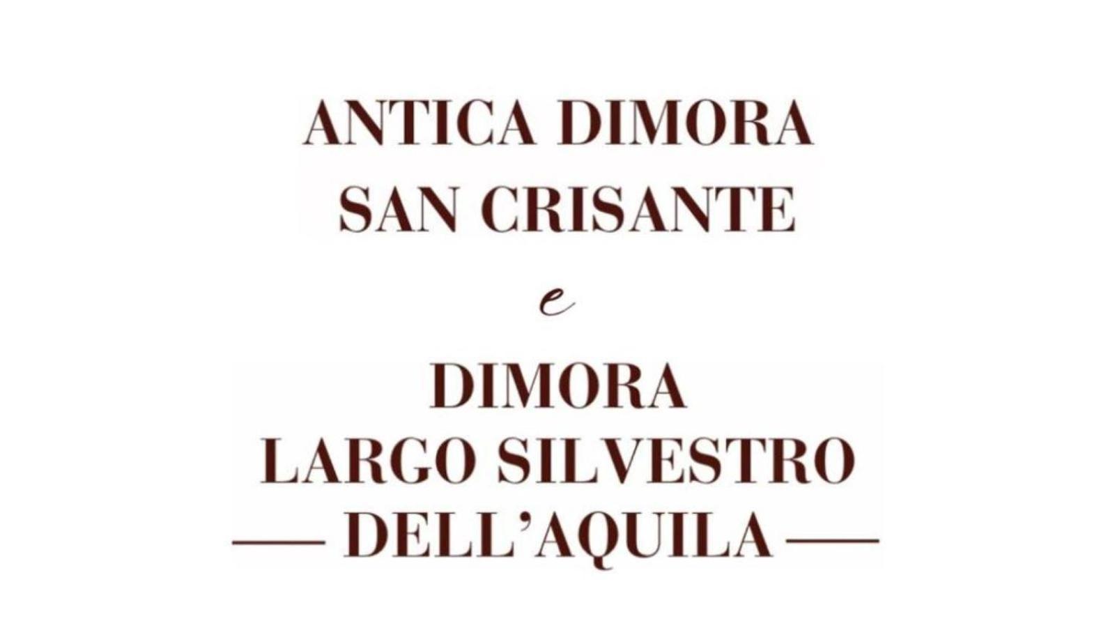 Antica Dimora San Crisante - Centro Storico Apartment L'Aquila Exterior photo